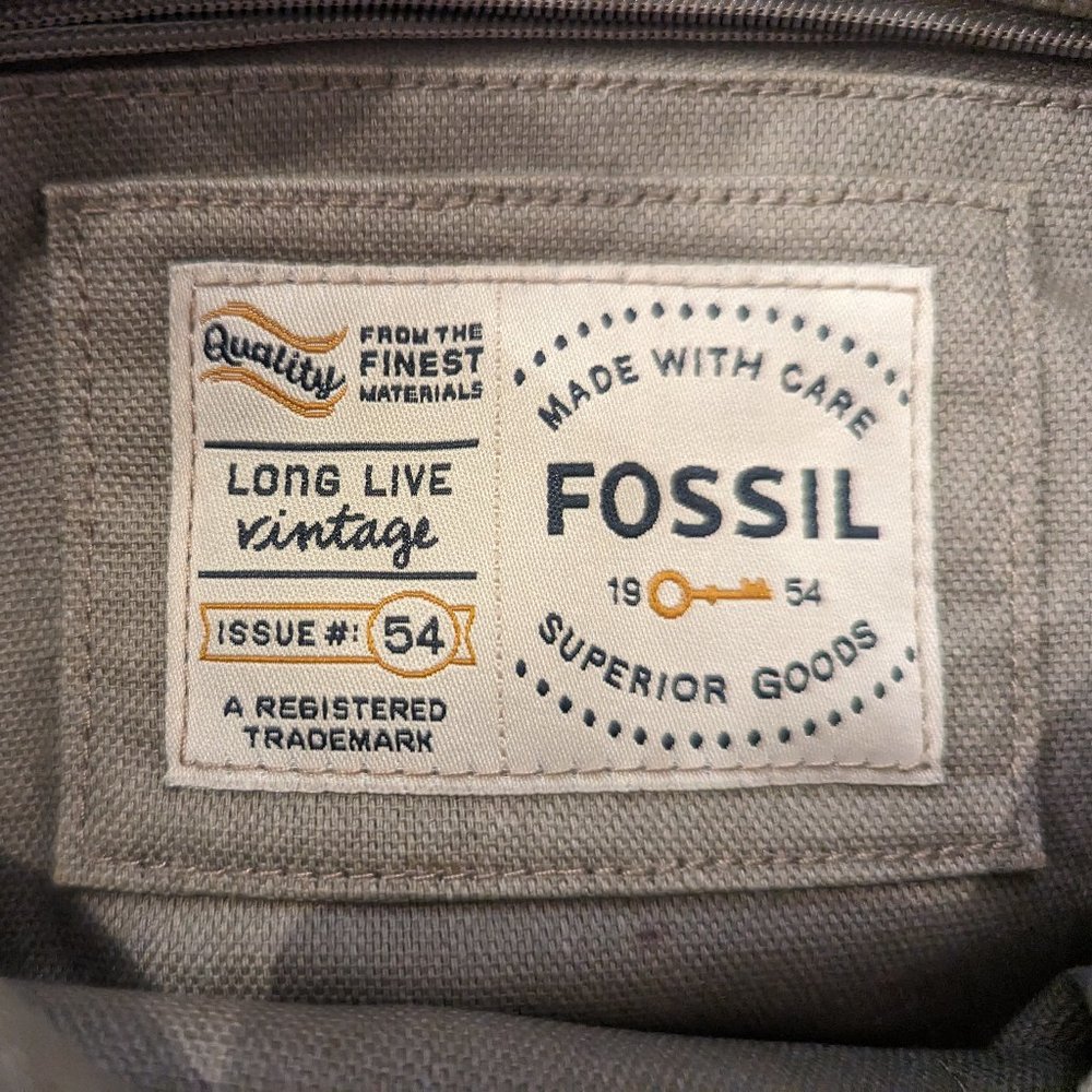 Fossil Reissue Vintage Canvas Crossbody - image 4